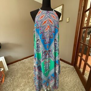 Vibrant Paisley Halter dress